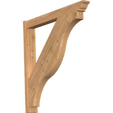 Ekena Millwork Funston Smooth Traditional Outlooker, Western Red Cedar, 5 1/2"W x 42"D x 42"H OUT06X42X42FST01SWR